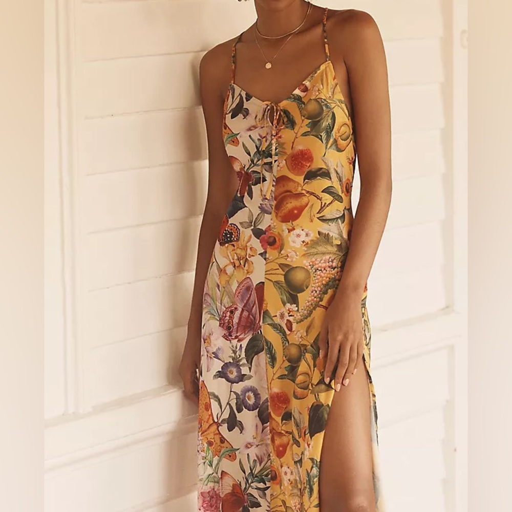 Anthropology Slip Dress